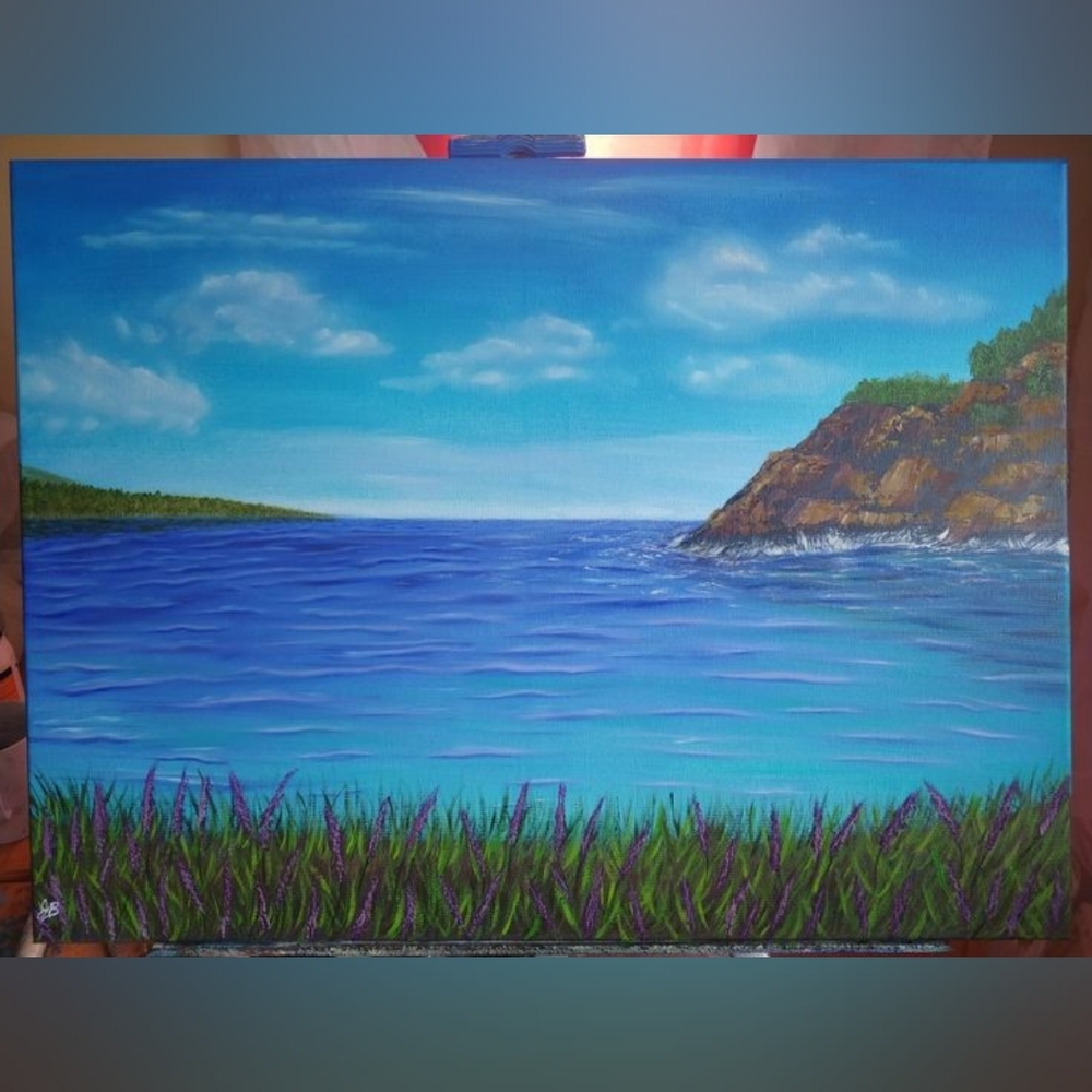 Seascape Oil Painting - Picture 1 of 4